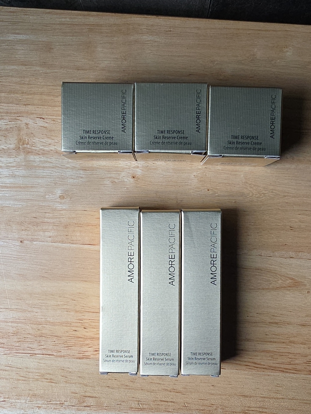 Amore Pacific Time Response Skin Reserve Creme And Serum 6 Pack